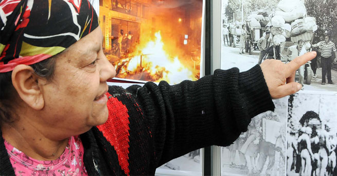 Nazi kamplarında öldürülen romanlar anıldı