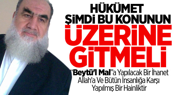 Yolsuzluk Şimdi Acil Konudur