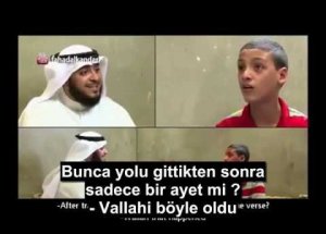 Kur'an Öğrenme Azmi Herkesi Ağlattı