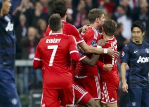 Bayern, ManU'yu Saf Dışı Bıraktı
