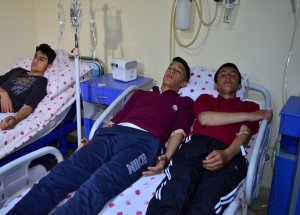 Zehirlenen 58 Öğrenci Hastaneye Kaldırıldı
