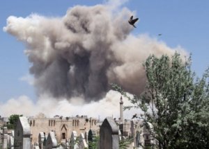 Esed'in Parti Binası Havaya Uçuruldu