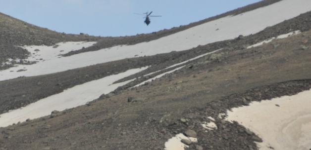 Dağcıyı Askeri Helikopter Kurtardı