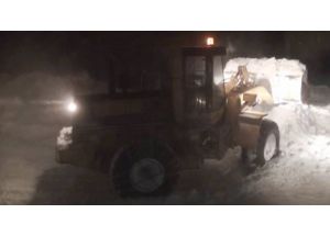 Tatvan–hizan Karayoluna Çığ Düştü