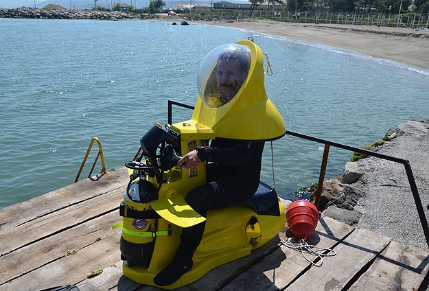 Tek Kişilik Denizaltı Ürettiler