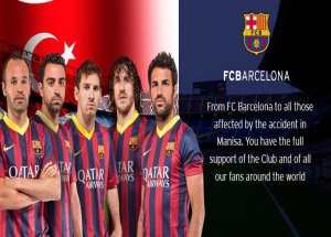 Barcelona Kulübü’nden Soma Mesajı
