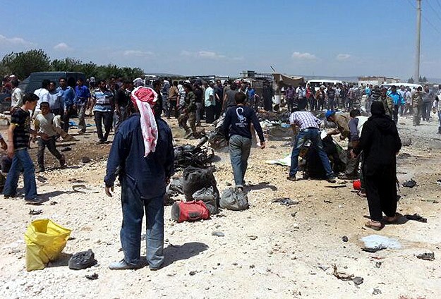 Suriye'de Bomba Yüklü Araç İnfilak Etti