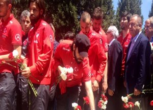 Milli Takım'dan Soma Ziyareti