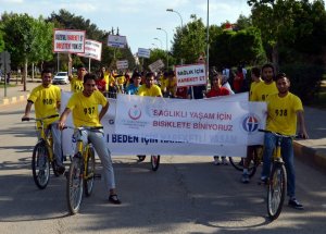 Sağlık İçin Bisiklete Biniyoruz Etkinliği