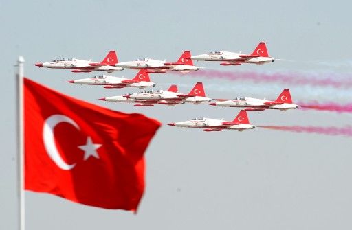 Türk yıldızları nefes kesti