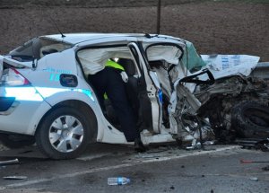 Zincirleme kaza: 1 polis şehit