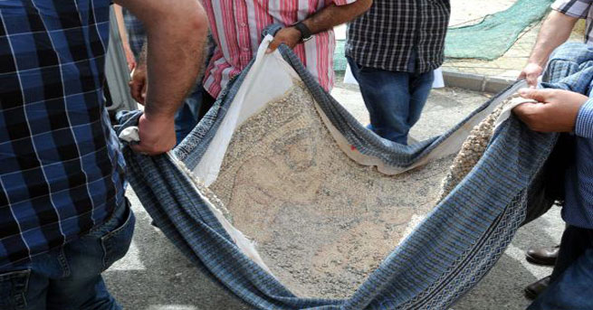 Suriye'de Çalınan Mozaikler Gaziantep'te Ele Geçti!