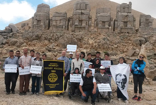 Nemrut'a Tırmanış Engel Tanımadı