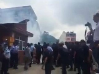 Giresun'da Bayrak Provokasyonu