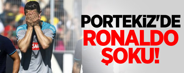 Portekiz'de Ronaldo Şoku!
