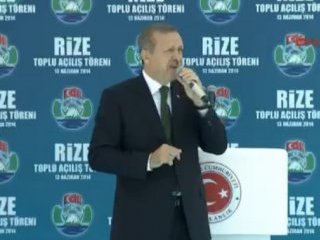 Başbakan Erdoğan Rize'de Konuştu