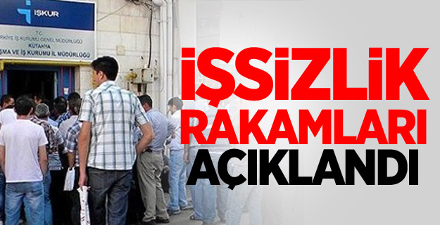 İşsizlik Rakamları Açıklandı