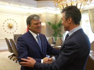 Rasmussen'i Çankaya Köşkü'nde!