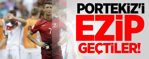 Almanya Portekiz'i Ezdi Geçti!