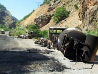 Yol Kesen PKK, Kamyonet Yaktı