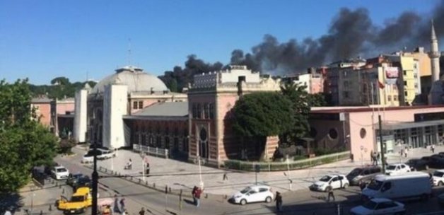 Sirkeci Garı'nda Yangın!