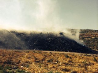 Çöp Depolama Alanında Yangın