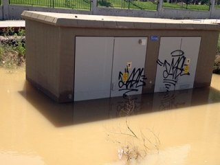 Trafoyu Yağmur Çarptı!