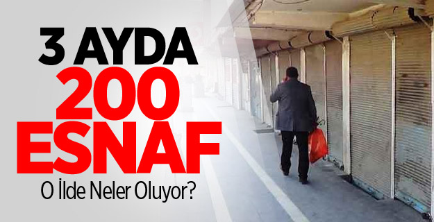 Suriyeliler 200 Esnafa Kepenk Kapattırdı