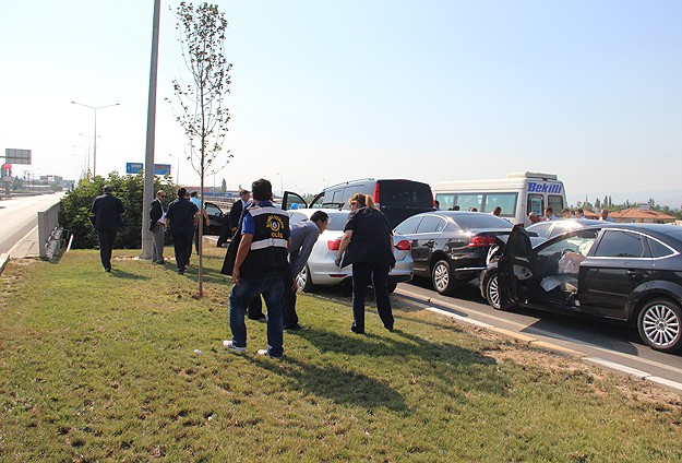 Başbakan'ın Konvoyunda Kaza