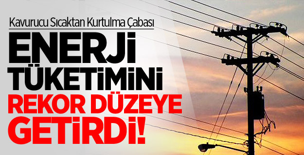 Enerji Tüketimi Rekor Düzeye Arttı