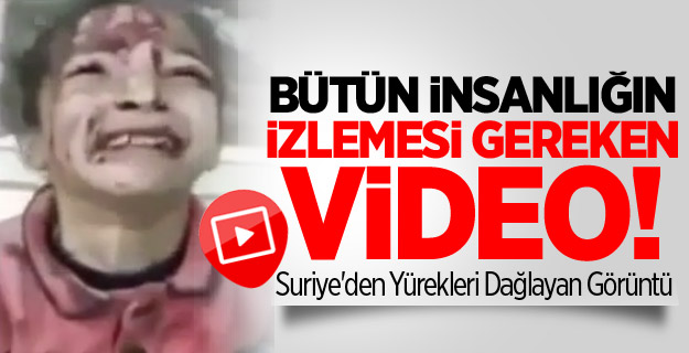Suriye'den Yürekleri Dağlayan Görüntü