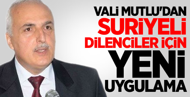 Suriyeli Dilenciler İçin Yeni Uygulama