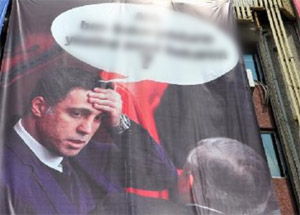 Erdoğan'ın Mitinginde Şükür Pankartı