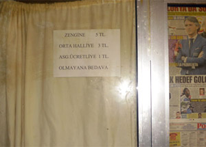 Tuvaletçiden İlginç Fiyat Tarifesi