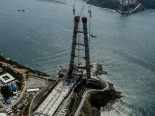 Üçüncü Köprüdeki Son Duruma Havadan Bakış