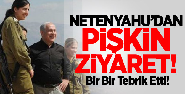 Netanyahu Katliamı Tebrik İçin Karargahta