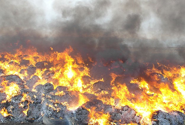 Ergani’de 6 Ton Uyuşturucu İmha Edildi