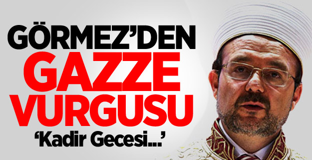 Kadir Gecenizi Gazze'ye Ayırın