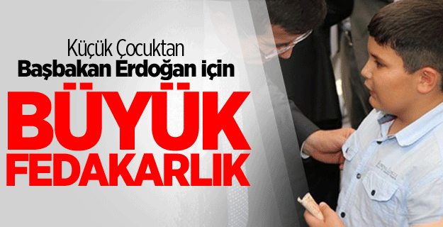 Küçük Çocuktan Büyük Fedakarlık!