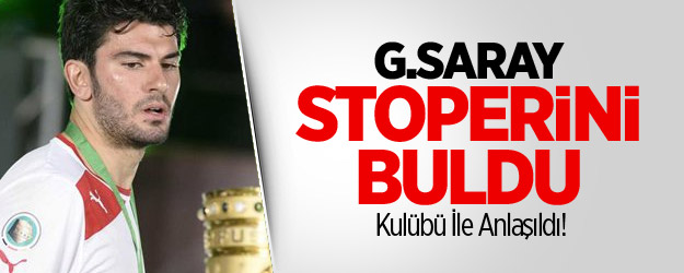 Kulübü ile anlaşıldı! G.Saray stoperini buldu