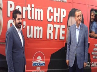 Erdoğan O Minibüsün Önünde Poz Verdi