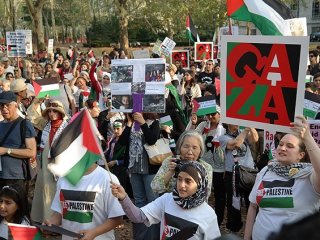 ABD'de Gazze'yle Dayanışma Yürüyüşü