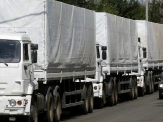 Rusya Konvoyu Ukrayna'ya Girdi