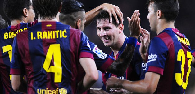 Barça 10 kişi kaldı ama Messi'yi durduramadılar