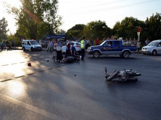 Salihli’de Trafik Kazası: 4 Yaralı