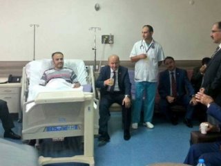 Arınç’tan Geçmiş Olsun Ziyareti