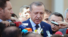 Erdoğan Köşk'e çıktı