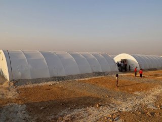 Yezidiler İçin Çadır Kuruluyor