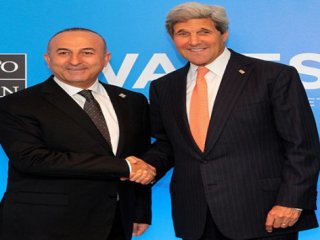 Çavuşoğlu, Kerry ile Görüştü