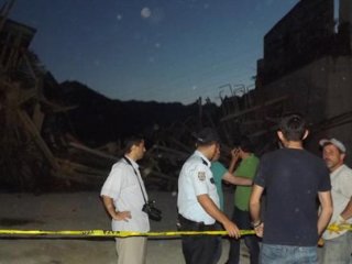 Konya'da Üst Geçit İnşaatı Çöktü: 4 Yaralı